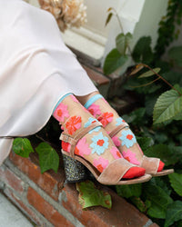 Thumbnail for Ribbon Roses Sheer Ankle Sock