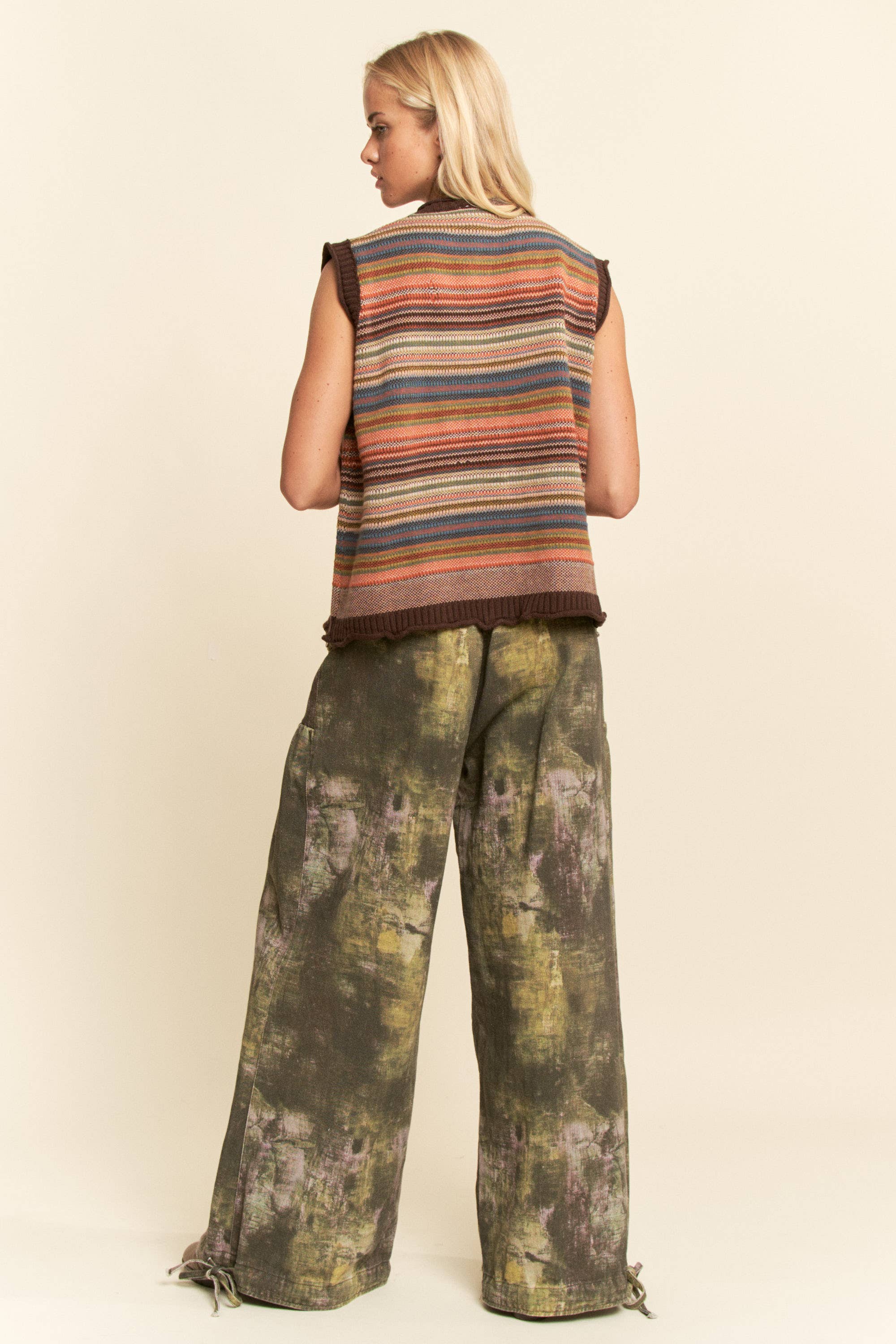 Sabine Striped Sweater Vest
