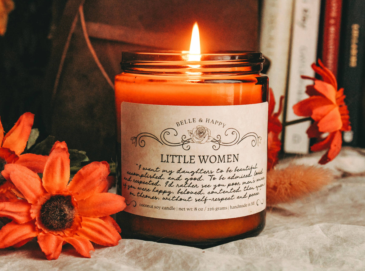 Little Women Coconut Soy Candle 8oz