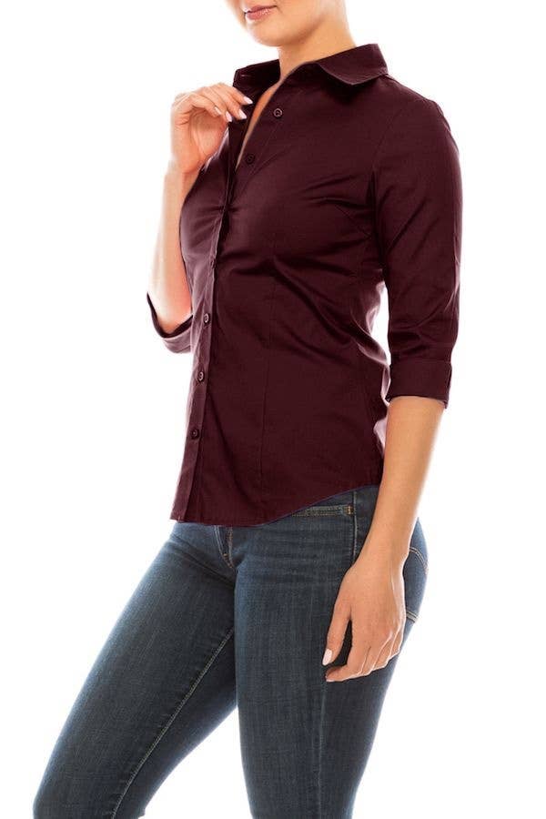 Essential Stretch Poplin Shirt