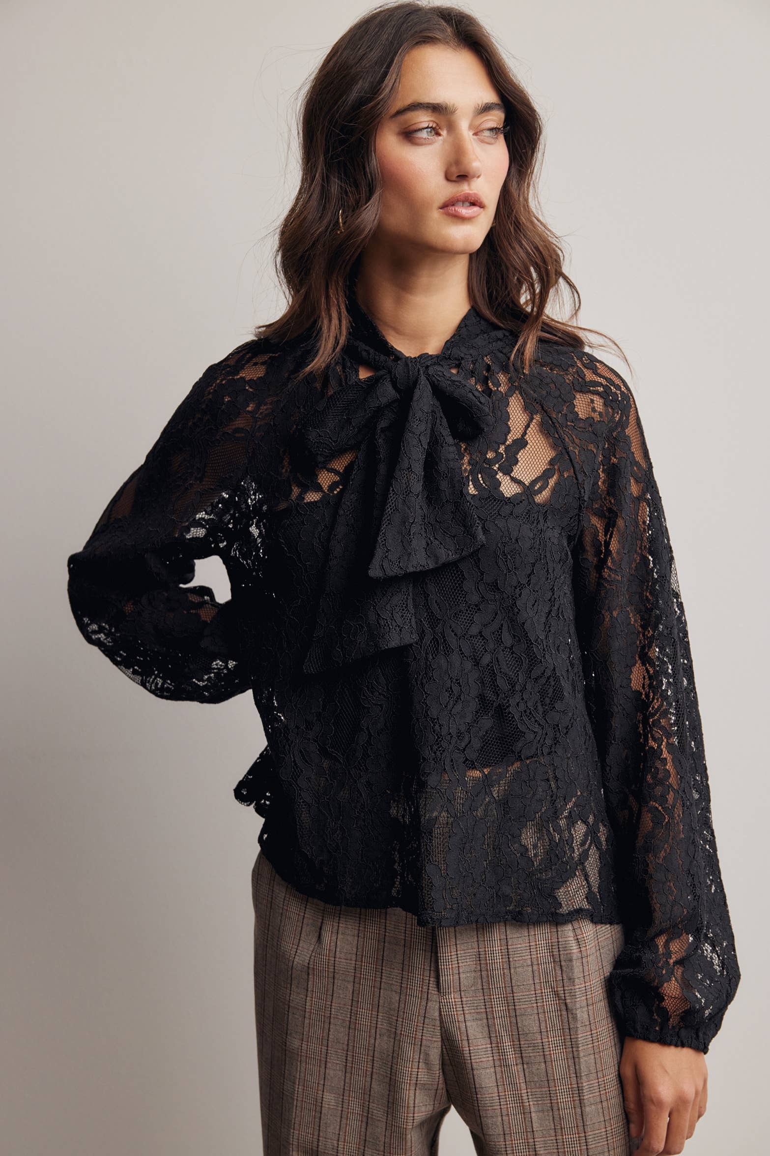The Lenora Lace Blouse