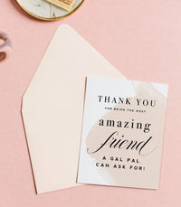 Thumbnail for Thank You Amazing Friend, Friendship Greeting Card