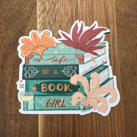 Thumbnail for Life of a Book Girl Sticker