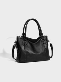 Thumbnail for Solid Color Minimalist Single Shoulder Crossbody Mother Leather Bag