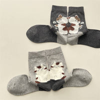 Thumbnail for Adorable Cat Animal Pattern Casual Crew Socks