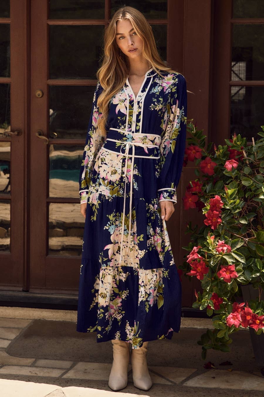 The Isadora Floral Midi Dress