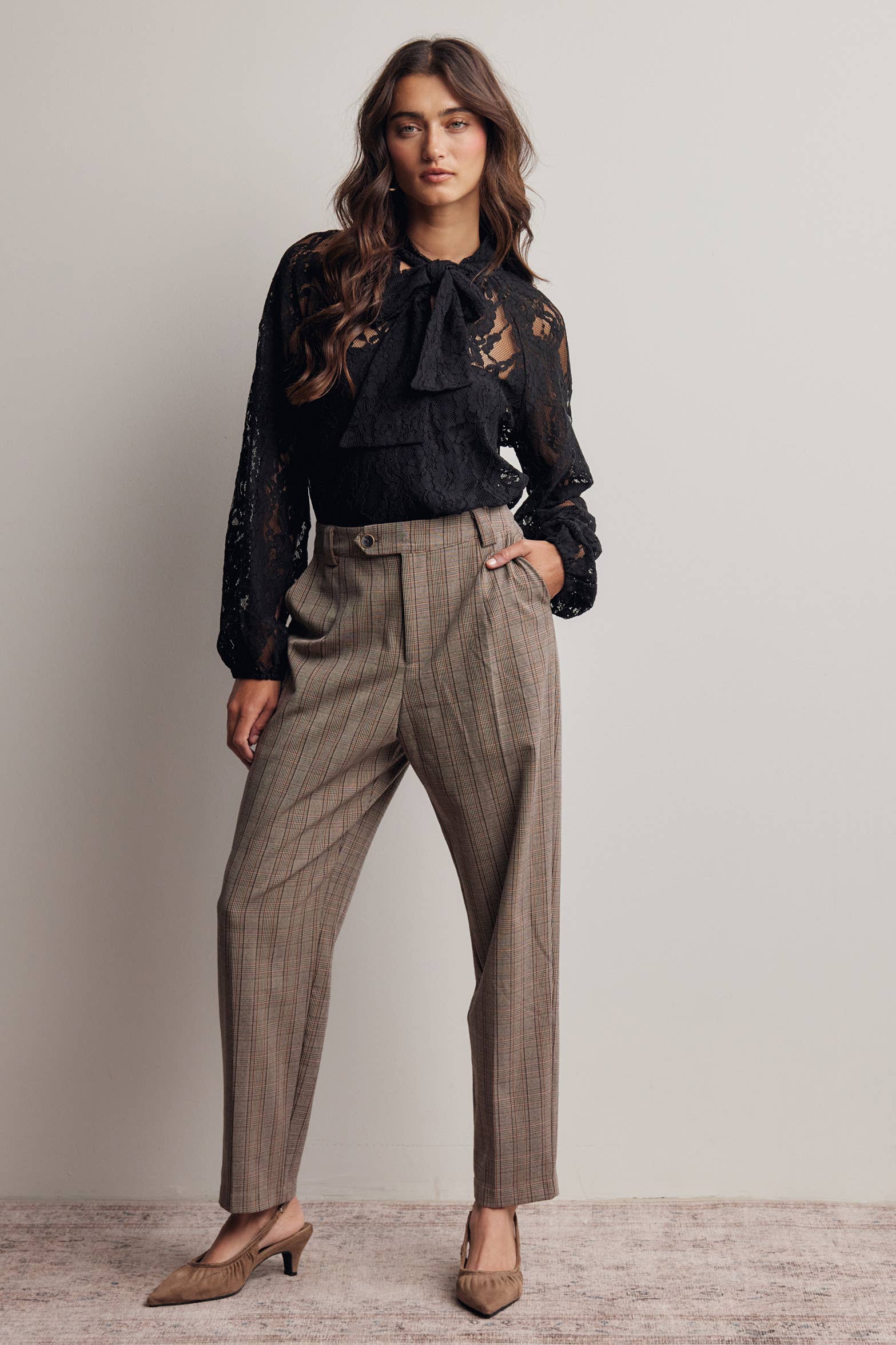 The Lenora Lace Blouse