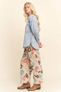 Thumbnail for PLUS OVERSIZED DENIM JACKET FRONT CHEST POCKETS
