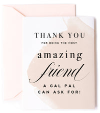 Thumbnail for Thank You Amazing Friend, Friendship Greeting Card