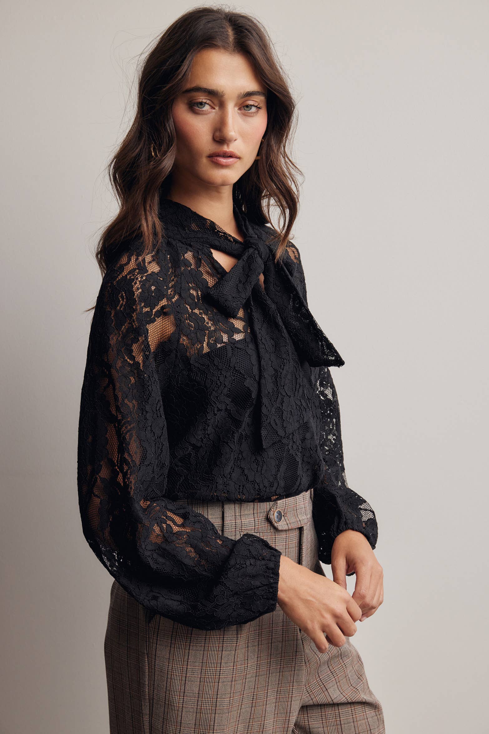 The Lenora Lace Blouse