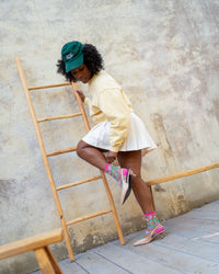 Thumbnail for Tenniscore Ruffle Sheer Crew Sock