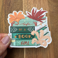 Thumbnail for Life of a Book Girl Sticker