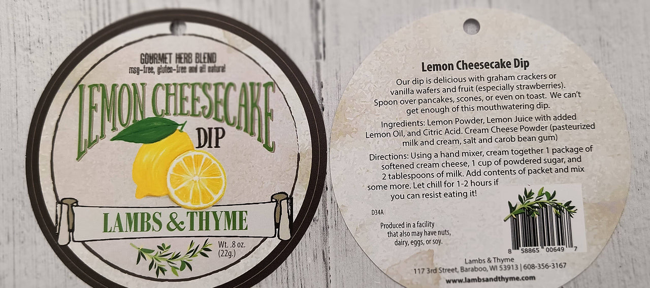 Lemon Cheesecake Dip