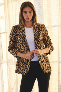 Thumbnail for The Simone Leopard Blazer — Plus