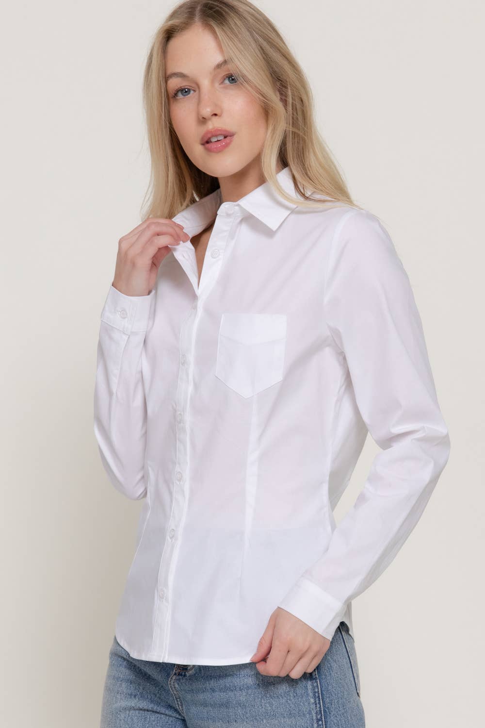 The Vivienne Shirt, Classic Cotton Button Down