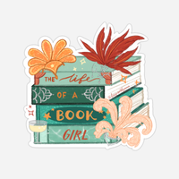 Thumbnail for Life of a Book Girl Sticker