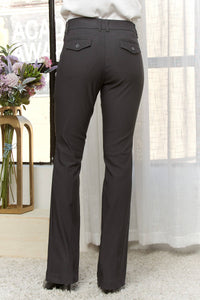 Thumbnail for IMP2209E - STRAIGHT BUTTON SOLID PANT