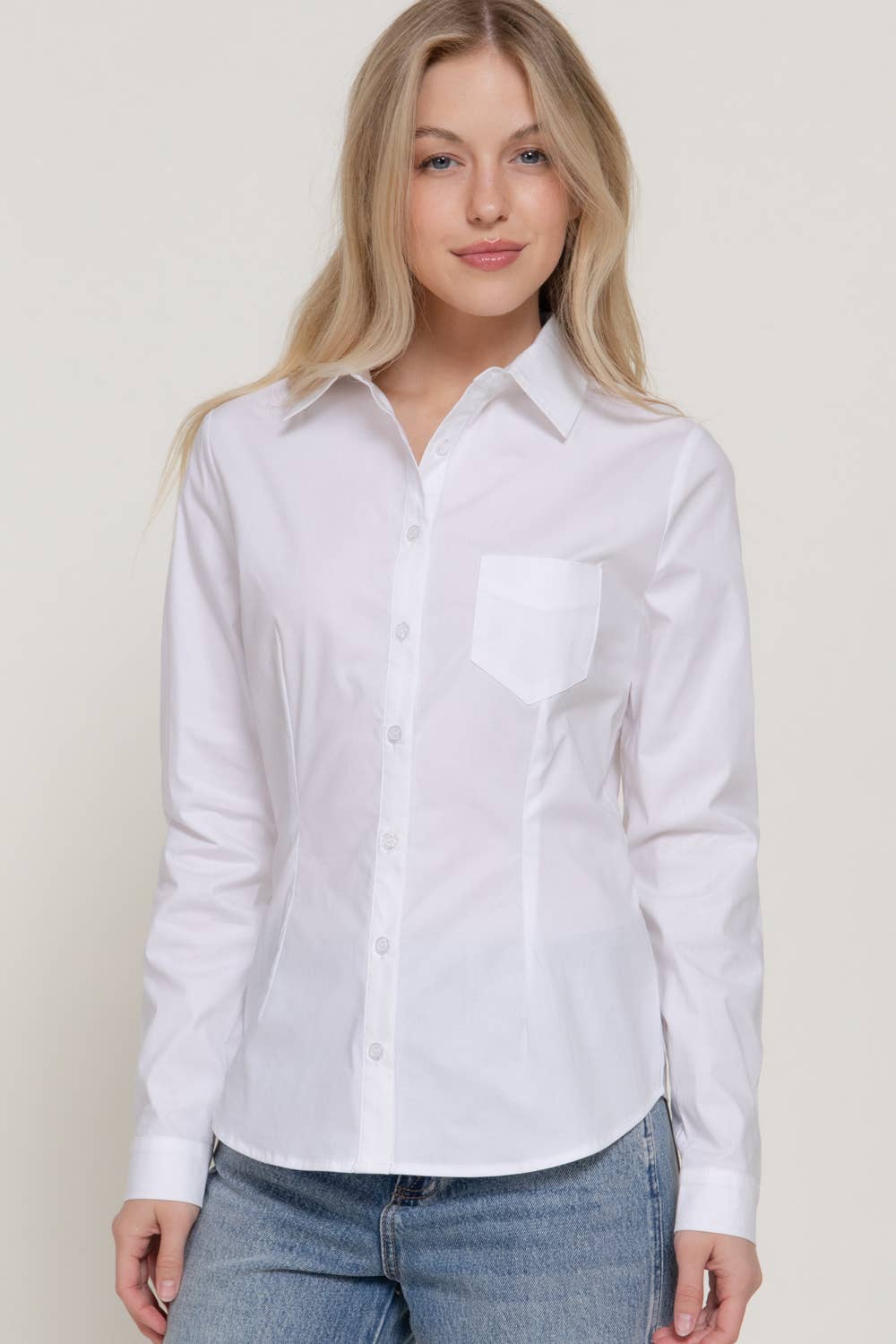 The Vivienne Shirt, Classic Cotton Button Down