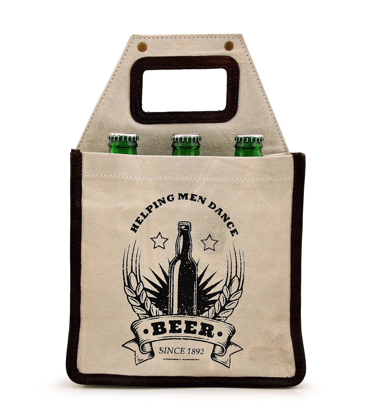 Helping Men Dance Beer Carrier