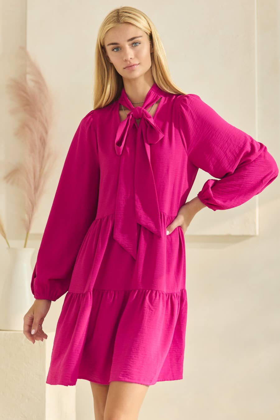 Versatile Multi-Way Airflow Tired Dress