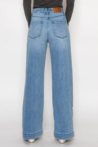 Thumbnail for INSEAM TRANSFORMER TUMMY CONTROL HIGH RISE A-WIDE JEANS