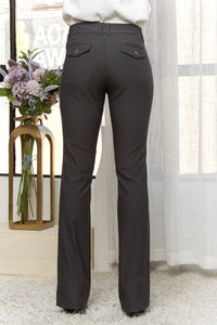 Thumbnail for IMP2209E - STRAIGHT BUTTON SOLID PANT