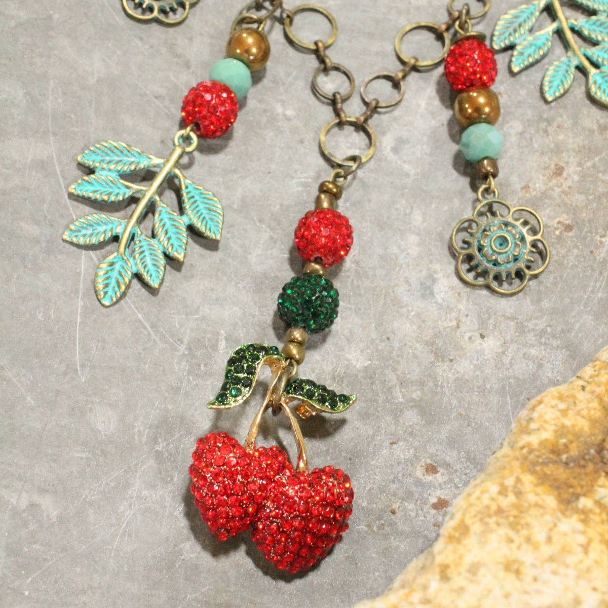 Sweet Cherry Charm'd Necklace