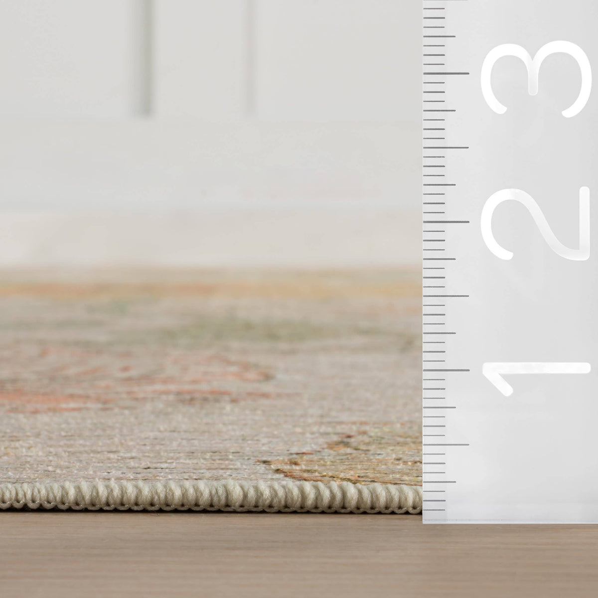 Zell Transitional Floral Machine Washable Rug | Multi