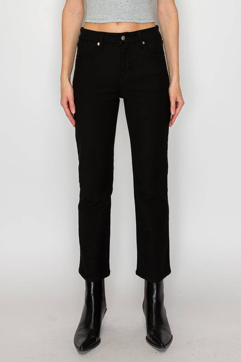 Artemis™ Classic Straight Jeans – Black