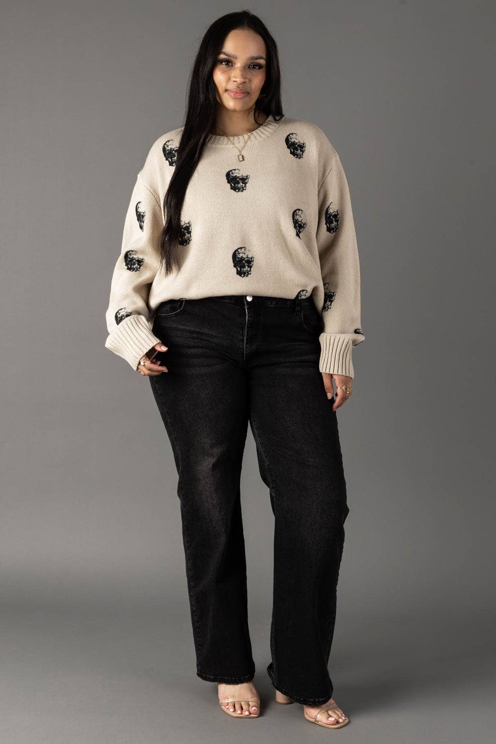 The Vesper Skull Sweater | Plus