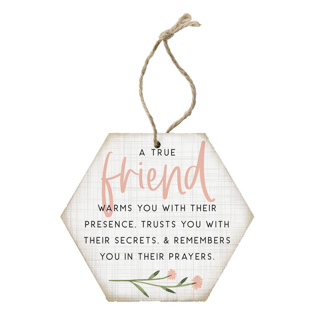 True Friend - Honeycomb Ornaments