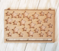 Thumbnail for Star Rag Flag 3-D Layered Wood Blank