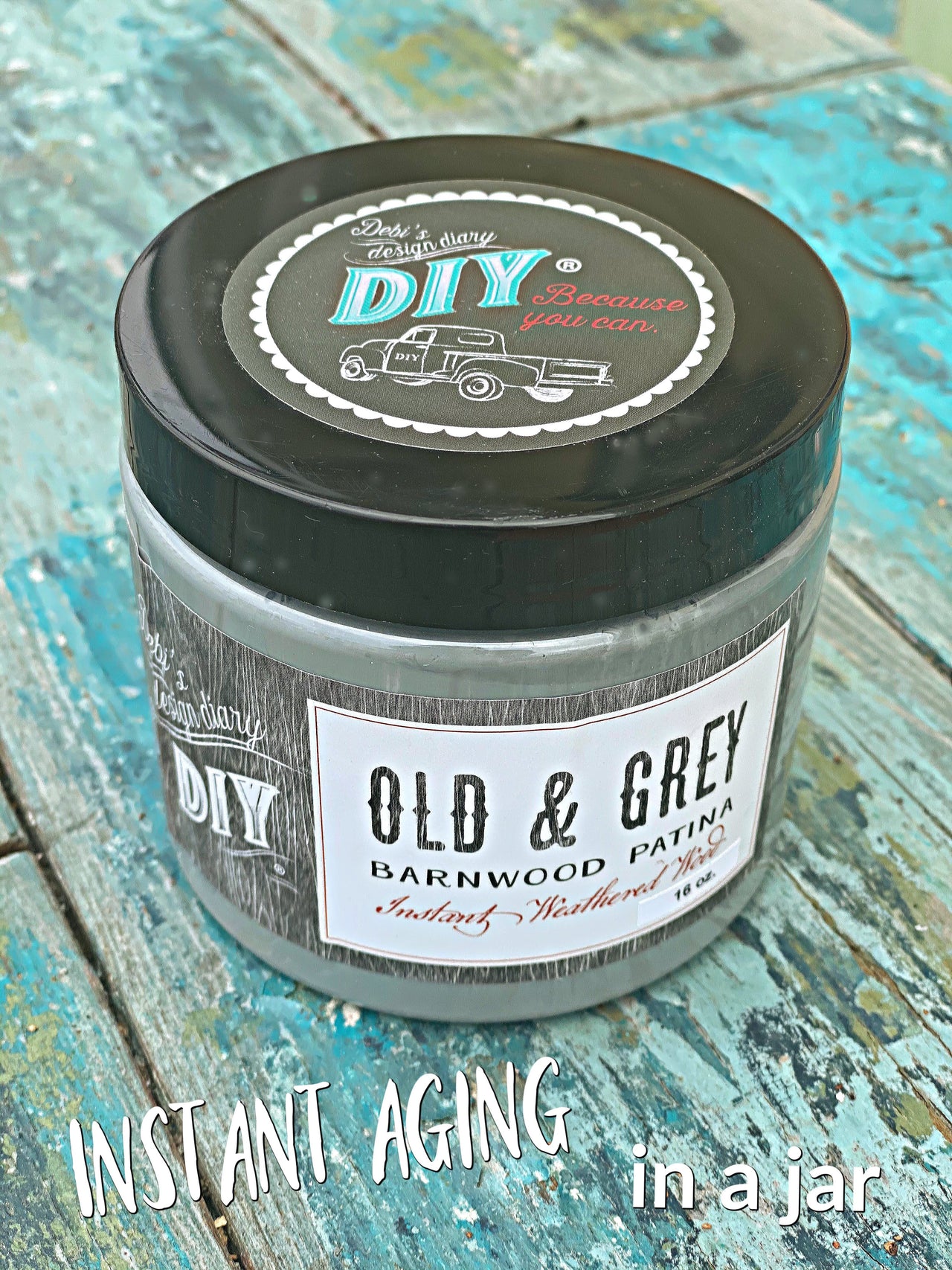 Old & Grey Liquid Patina by Debi's Design Diary