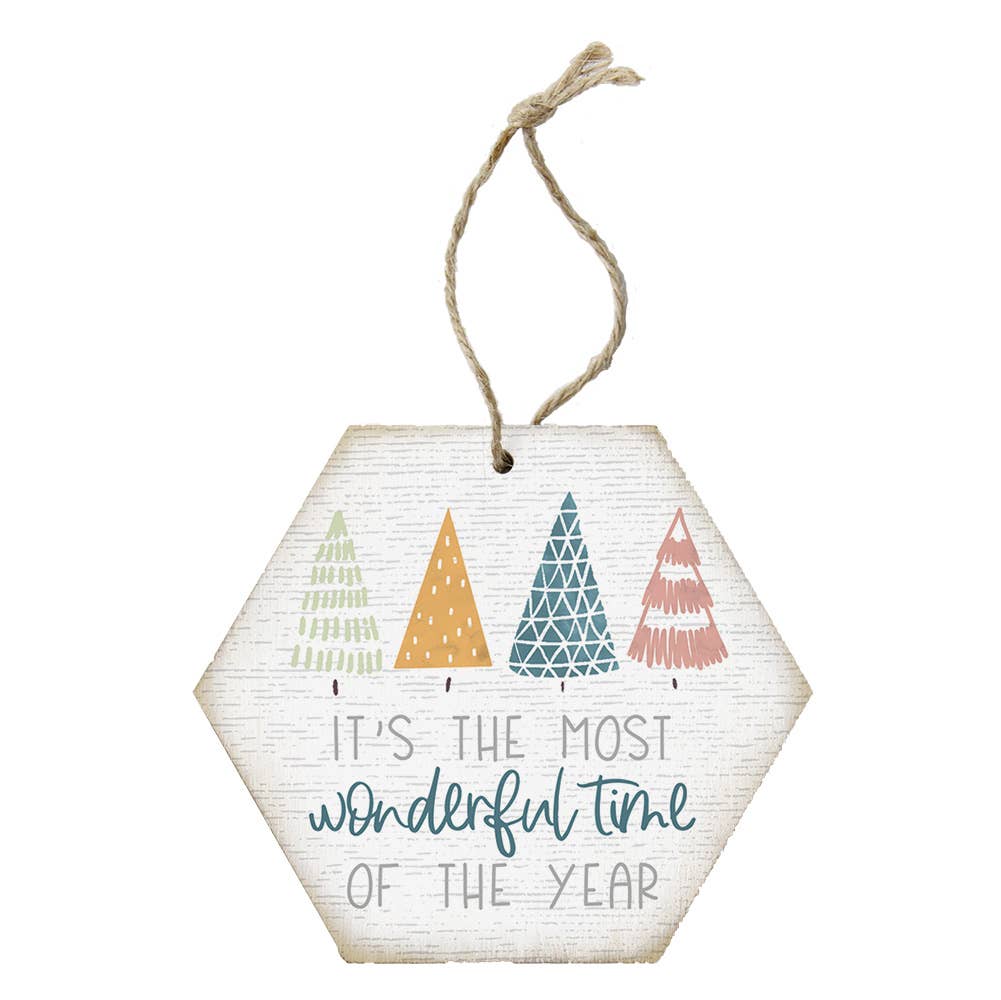 Wonderful Time Colorful - Honeycomb Ornaments