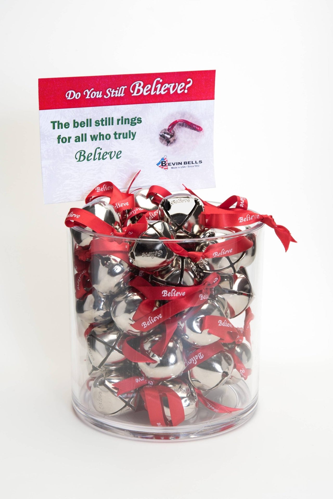 BELIEVE SLEIGH BELL - Rubbish Restyled