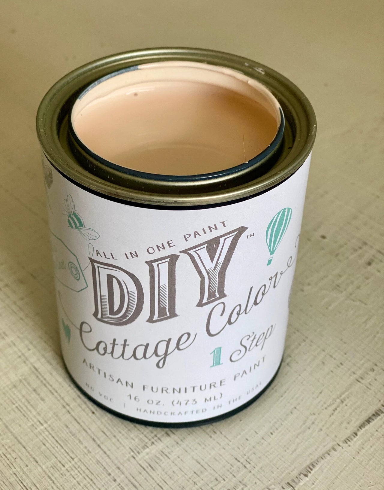 DIY Paint Cottage Color- 16oz Vintage Pink - Rubbish Restyled
