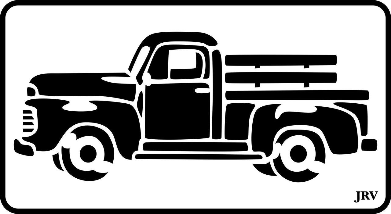 Vintage Truck | JRV Stencil Collection