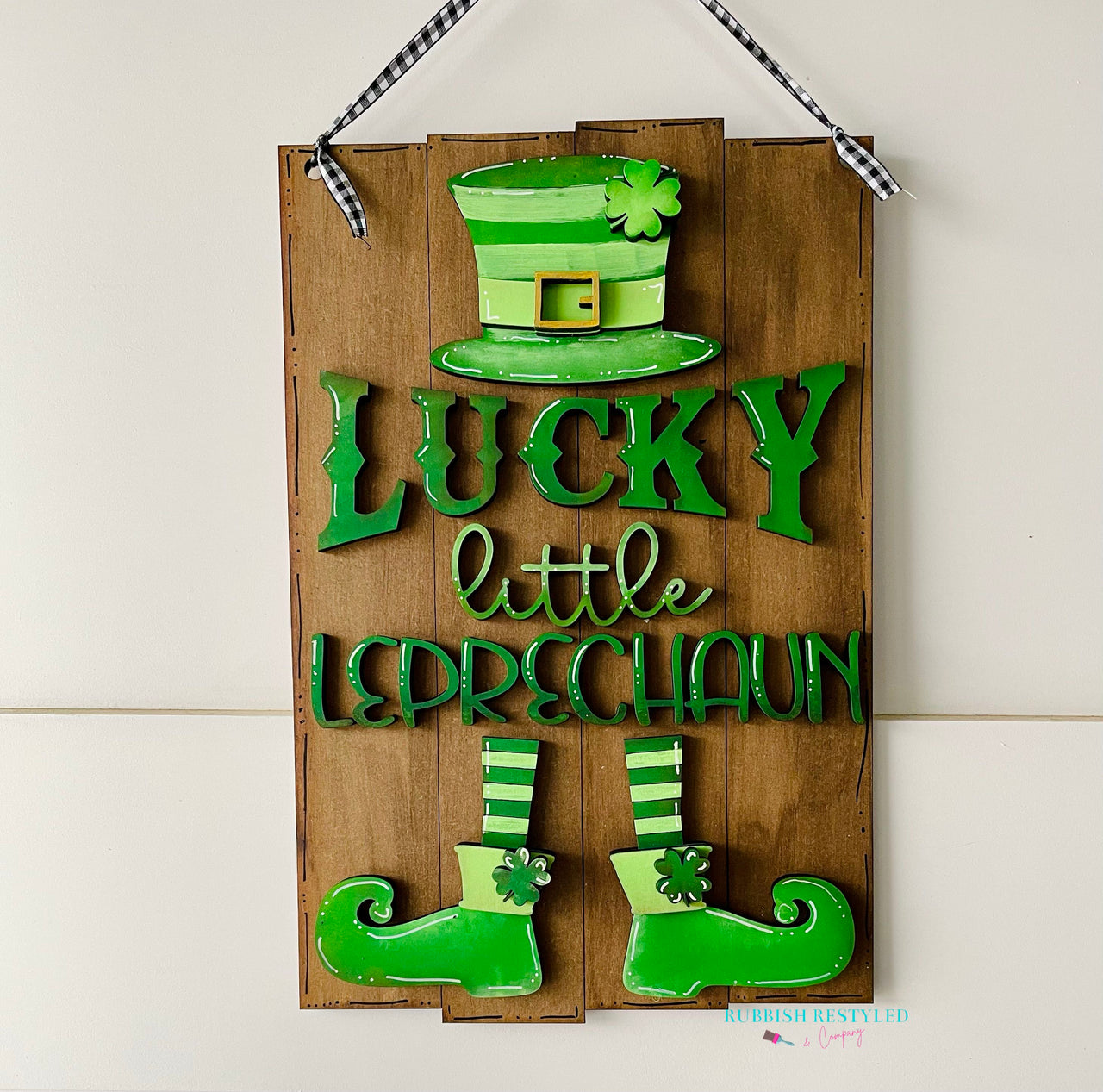 Lucky Leprechaun Sign -  In - Person Workshop or Take Home Kit