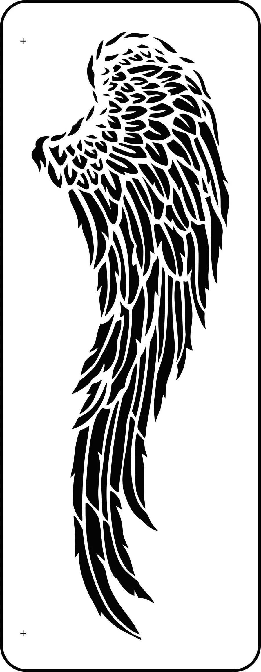 Under His Wing | Designs by Vintage Retail Therapy by Mara | JRV Stencil Collection