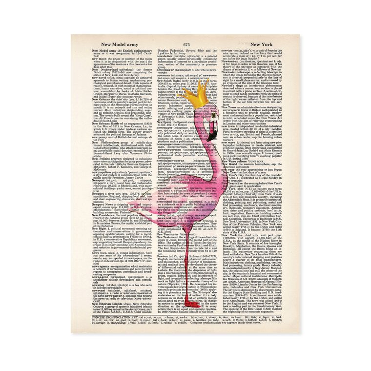 Flamingo with Crown