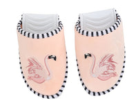 Thumbnail for Flamingo Foldable Slippers & Pouch Set
